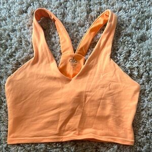 ALO Yoga Orange Tank Top